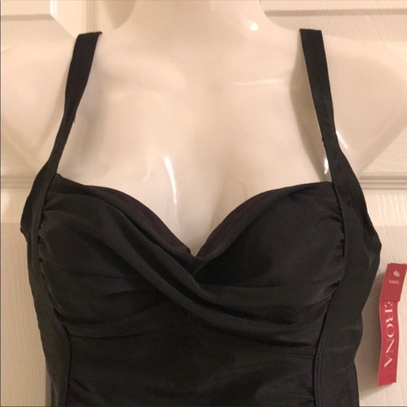 🔥ON SALE🔥3/$30🔥 💖 Merona Women’s Tankini Bikini Top Swimsuit - Picture 3 of 5